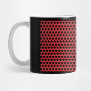 black red background bunch of stars Mug